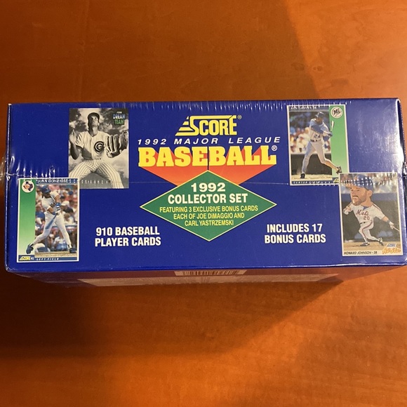1992 Score Major League Baseball Collector Set Factory Sealed - Picture 5 of 6